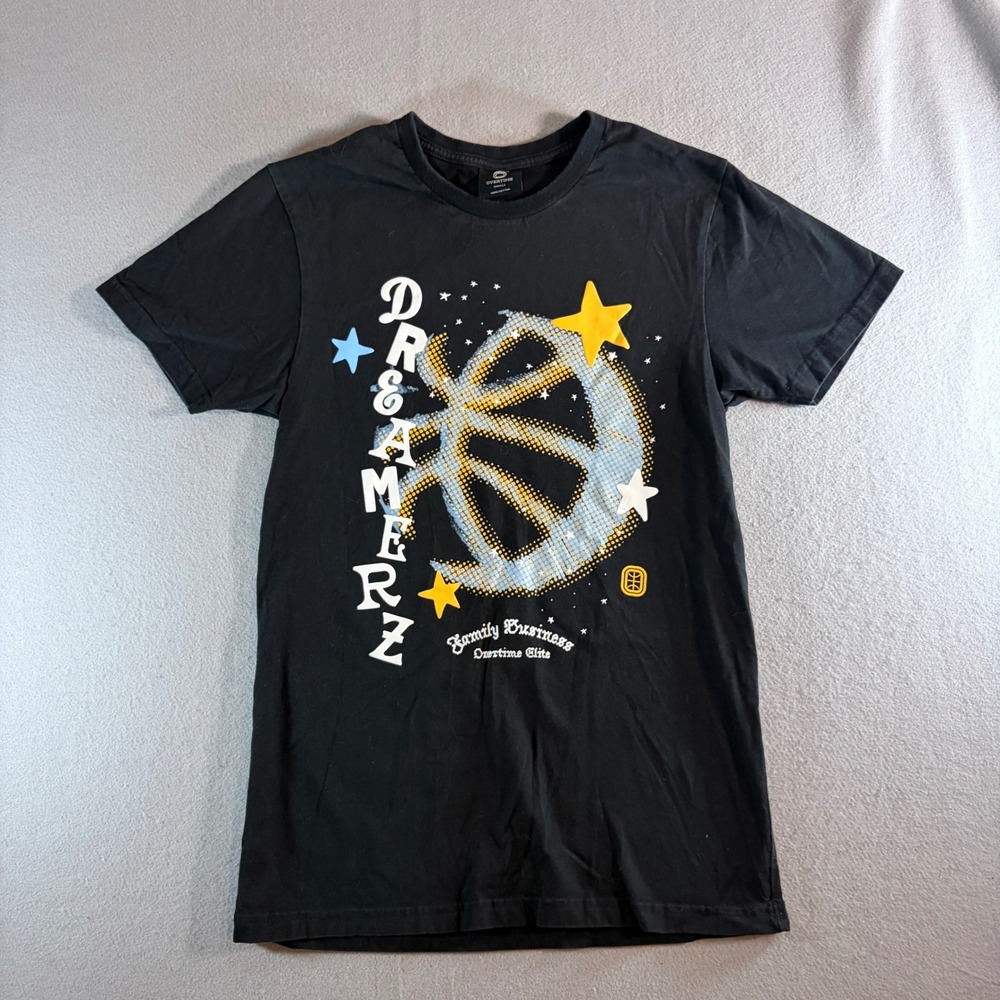 Overtime Elite Dreamerz Family Business Basketball Graphic T-Shirt Black Small